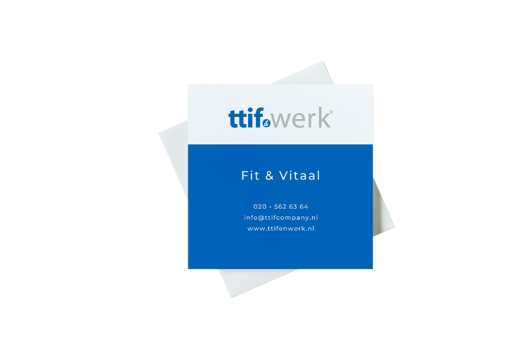 Fit & Vitaal flyer | ttif & werk