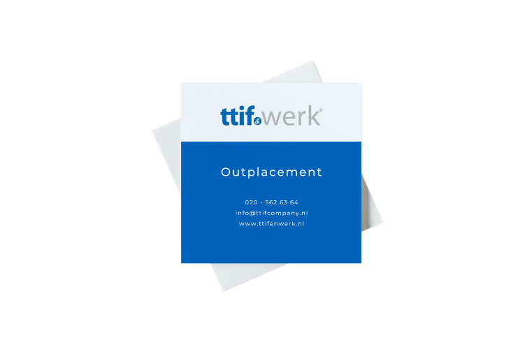 Outplacement flyer | ttif & werk