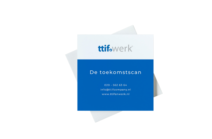 De toekomstscan flyer | ttif & werk